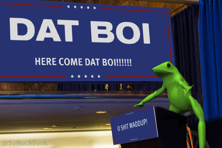 Image result for dat boi prez