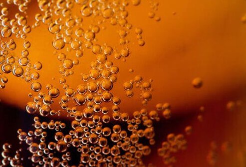 Soda bubbles.