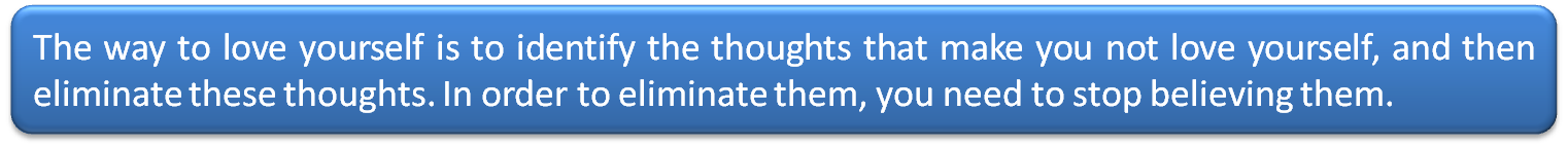 the way for how to love yourself