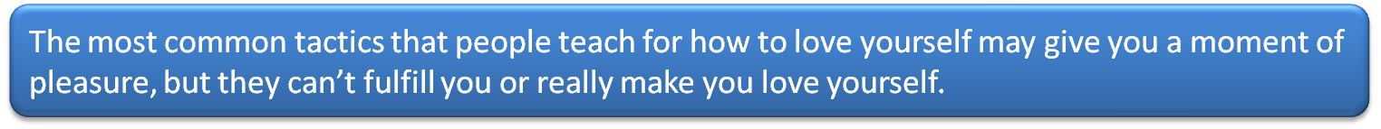 the first quote for how to love yourself